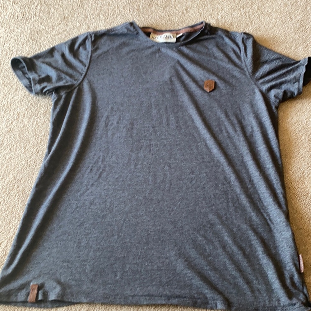 Naketano T shirt, Grey, Size XL